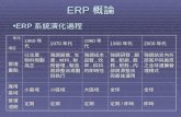 ERP 系統演化過程
