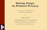 Taking Steps  to Protect Privacy