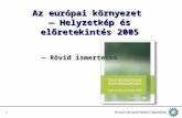 Az európai környezet  —  Helyzetkép és előretekintés 2005