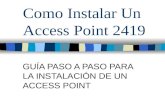 Como Instalar Un Access Point 2419