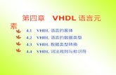 第四章   VHDL 语言元素