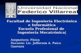 Facultad de Ingeniería Electrónica  e Informática Escuela Profesional de