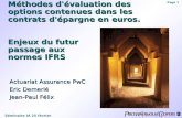 Actuariat Assurance PwC Eric Demerlé Jean-Paul Félix