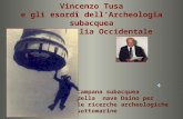 Vincenzo Tusa e gli esordî dell’Archeologia subacquea nella sicilia Occidentale
