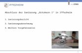 Abschluss der Sanierung  „ Ortskern  I“ in  Iffezheim Sanierungsbericht 2. Sanierungsabrechnung