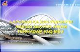 LAPORAN KAJIAN PERSEPSI AGENSI SEKTOR AWAM TERHADAP FAQ MBJ