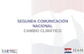 SEGUNDA COMUNICACIÓN NACIONAL CAMBIO CLIMÁTICO