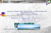 Оценка первичной продукции на Красноярском водохранилище на основе данных MODIS