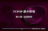 TCP/IP 基本原理 第七章  远程登录