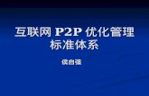 互联网 P2P 优化管理 标准体系