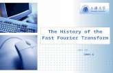 The History of the Fast Fourier Transform