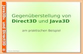 Gegenüberstellung von  Direct3D  und  Java3D am praktischen Beispiel