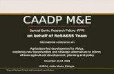 CAADP M&E