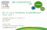Để sử dụng  SciVerse ScienceDirect  hiệu quả …
