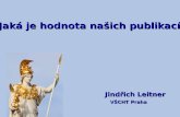Jindřich Leitner    VŠCHT Praha