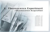 1.  Fluorescence Experiment : Fluorescence Acquisition