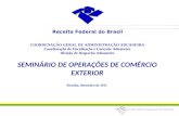 SEMINÁRIO DE OPERAÇÕES DE COMÉRCIO EXTERIOR
