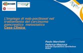 L’impiego di nab-paclitaxel nel trattamento del carcinoma pancreatico  metastatico Caso Clinico