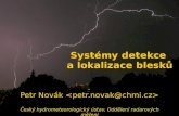 Petr Novák  Český h ydrometeorologic ký ústav, Oddělení radarových měření