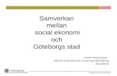 Samverkan  mellan  social ekonomi och  Göteborgs stad