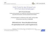 CAD-Tools für den Entwurf von  HF-Front-End Schaltungen