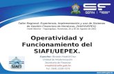 Operatividad  y Funcionamiento del SIAFI/UEPEX.