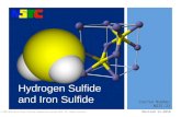 Hydrogen Sulfide and Iron Sulfide