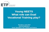 Young NEETS  What role can Dual  Vocational Training play?  Barcelona,  Junio  2013