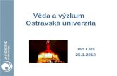 Věda a výzkum   Ostravská univerzita
