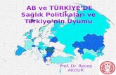AB ve TÜRKİYE’DE Sağlık Politikaları ve Türkiye’nin Uyumu
