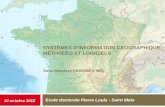 Systèmes d'Information Géographique :  méthodes  et logiciels Sofia Meurisse  (INSERM U 986)