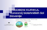 IZVEDBENI KURIKUL   Konzorcij biotehniških šol Slovenije