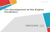 The Development of the English Vocabulary