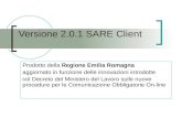 Versione 2.0.1 SARE Client