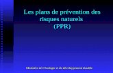 Les plans de prévention des risques naturels  (PPR)