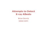 Attempts to Detect X-ray Albedo
