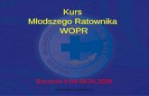 Kurs  Młodszego Ratownika  WOPR Szczecin 4.04-26.04.2009