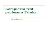 Komplexní test  profesora Frinka