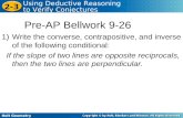 Pre-AP Bellwork 9-26