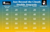 Just Beyond the Clouds Double Jeopardy