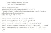 Introduzione alla logica  sfumata Introduction to Fuzzy Logic