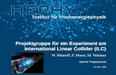 Projektgruppe f ü r ein Experiment am International Linear Collider (ILC)
