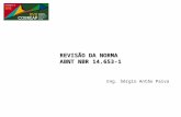 REVISÃO DA NORMA  ABNT NBR 14.653-1