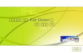 시장분석을 통한  Fat Down 의  성공 마케팅 전략