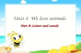 Unit 4  We love animals Part A Letters and sounds