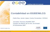 Contabilidad en EGEE/WLCG