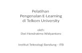 Pelatihan  Pengenalan E-Learning di Telkom University