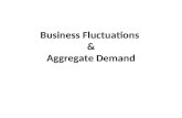 Business Fluctuations  & Aggregate Demand