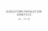 EVOLUTION/POPULATION GENETICS