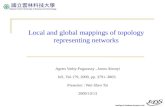 Local and global mappings of topology representing networks
